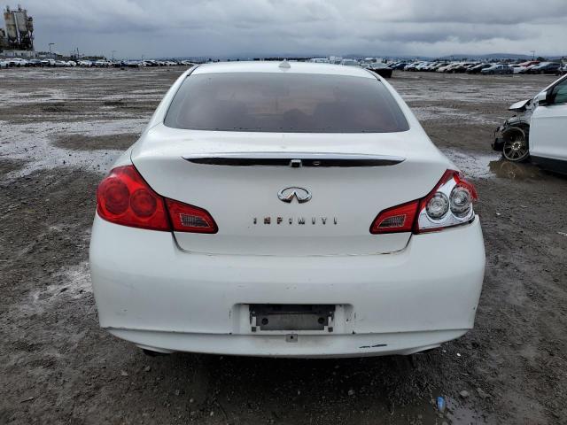 JN1DV6AP1CM810237 - 2012 INFINITI G25 BASE WHITE photo 6