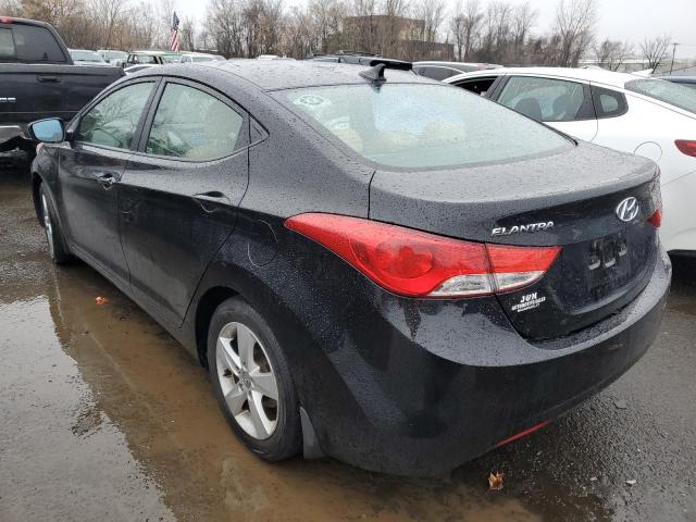 KMHDH4AE7DU497683 - 2013 HYUNDAI ELANTRA GLS BLACK photo 2