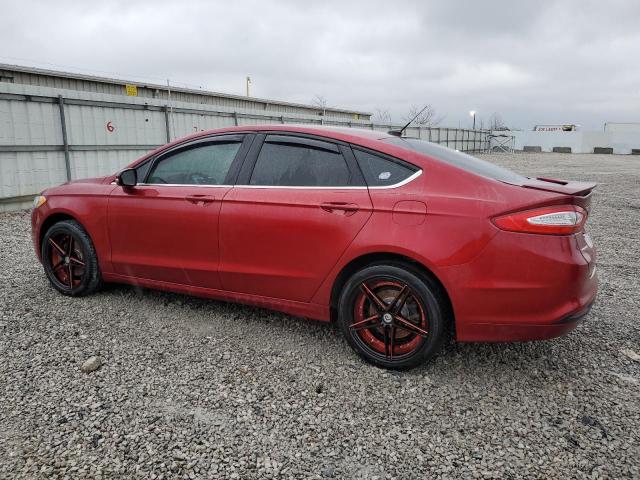 3FA6P0H71ER175121 - 2014 FORD FUSION SE RED photo 2