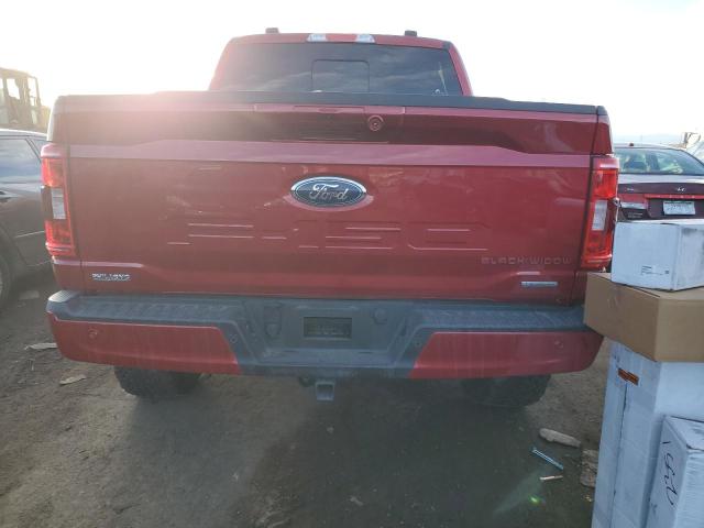 1FTFW1E89MKD70855 - 2021 FORD F150 SUPERCREW RED photo 6