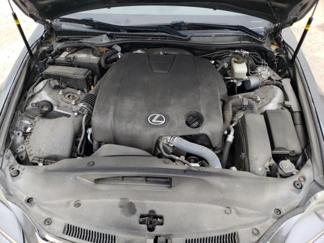 JTHBF1D20E5016619 - 2014 LEXUS IS 250 GRAY photo 11