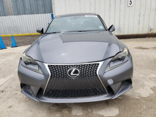 JTHBF1D20E5016619 - 2014 LEXUS IS 250 GRAY photo 5