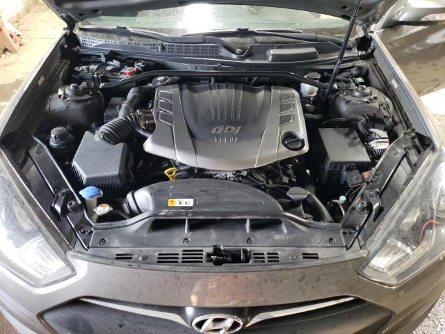 KMHHU6KJ1DU079723 - 2013 HYUNDAI GENESIS CO 3.8L GRAY photo 11