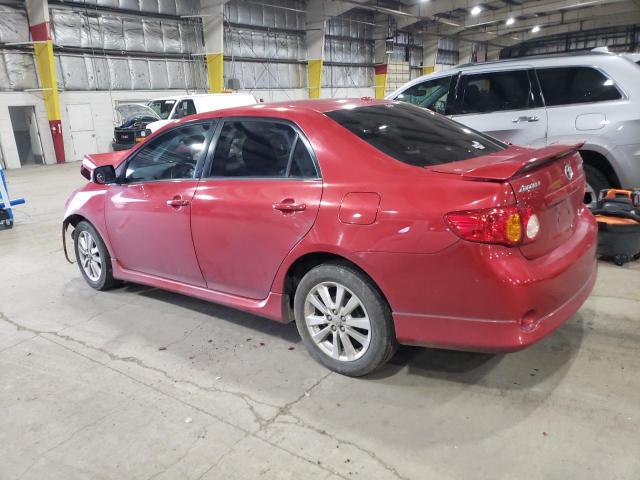 1NXBU4EE2AZ249995 - 2009 TOYOTA CARROLLA BASE RED photo 2