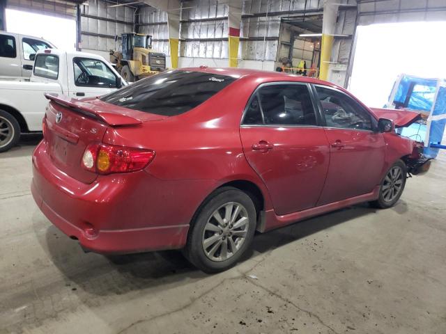 1NXBU4EE2AZ249995 - 2009 TOYOTA CARROLLA BASE RED photo 3