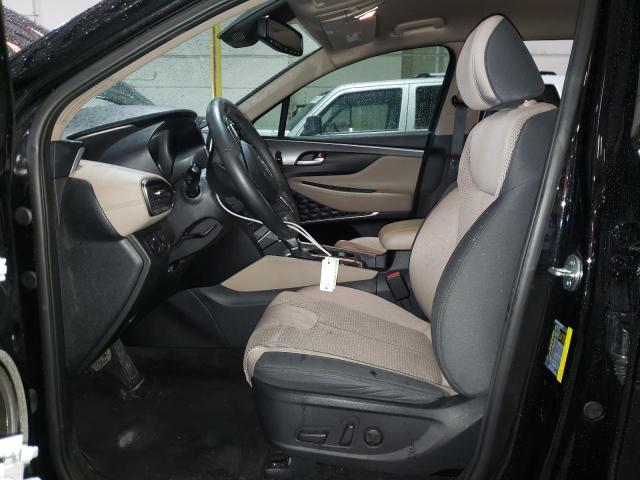 5NMS33AD0LH191006 - 2020 HYUNDAI SANTA FE SEL Սև լուսանկար 7
