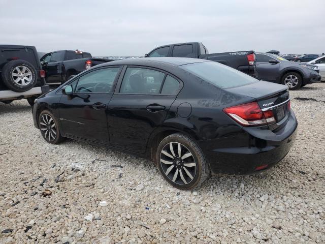 19XFB2F95EE255599 - 2014 HONDA CIVIC EXL შავი ფოტო 2