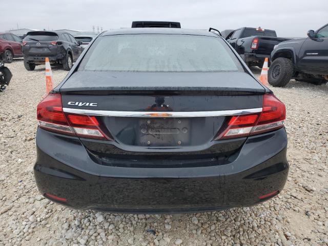 19XFB2F95EE255599 - 2014 HONDA CIVIC EXL შავი ფოტო 6