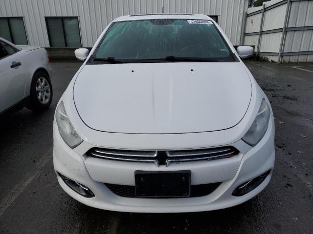 1C3CDFCA7DD119515 - 2013 DODGE DART LIMITED WHITE photo 5