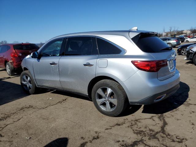 5FRYD4H29EB015950 - 2014 ACURA MDX SILVER photo 2