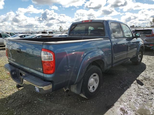 5TBET34176S554684 - 2006 TOYOTA TUNDRA DOUBLE CAB SR5 BLUE photo 3