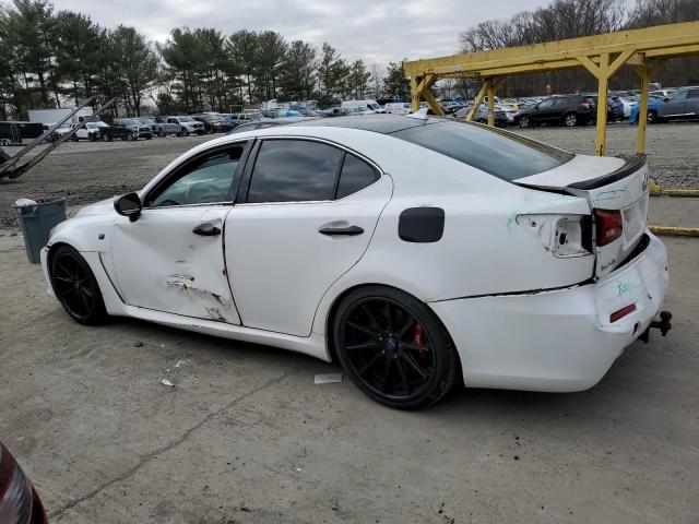 JTHBP262185001907 - 2008 LEXUS IS-F WHITE photo 2