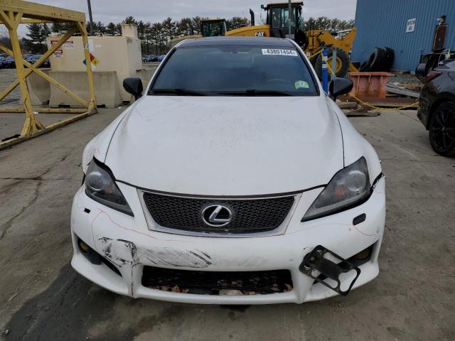 JTHBP262185001907 - 2008 LEXUS IS-F WHITE photo 5