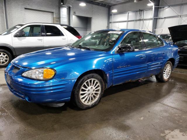 1G2NG52E3YC545826 - 2000 PONTIAC GRAND AM SE2 BLUE photo 1