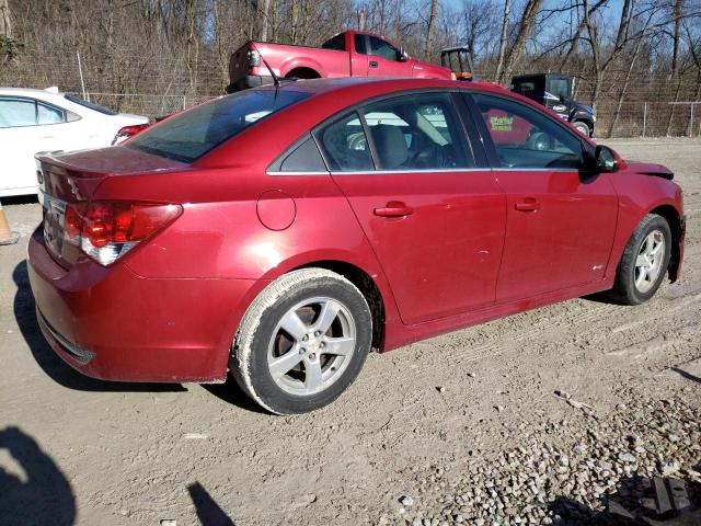 1G1PF5S94B7273998 - 2011 CHEVROLET CRUZE LT RED photo 3