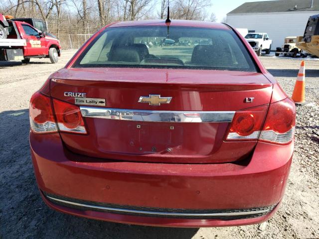 1G1PF5S94B7273998 - 2011 CHEVROLET CRUZE LT RED photo 6