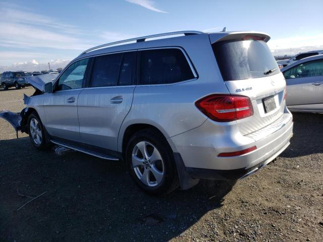 4JGDF6EE1JB068414 - 2018 MERCEDES-BENZ GLS 450 4MATIC SILVER photo 2