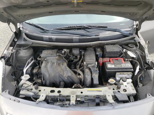 3N1CN7AP3CL879233 - 2012 NISSAN VERSA S SILVER photo 11