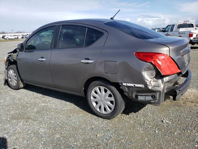 3N1CN7AP3CL879233 - 2012 NISSAN VERSA S SILVER photo 2