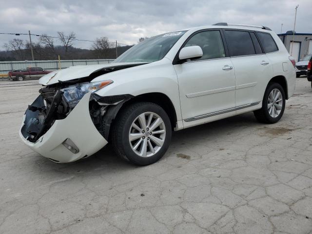 JTEDC3EH7C2009971 - 2012 TOYOTA HIGHLANDER HYBRID LIMITED WHITE photo 1