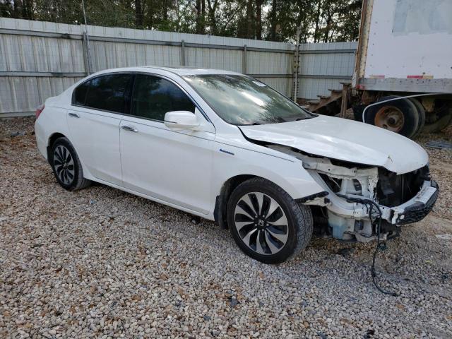 1HGCR6F58FA005072 - 2015 HONDA ACCORD HYBRID EXL WHITE photo 4