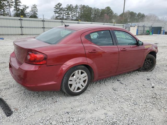 1C3CDZAB2EN188475 - 2014 DODGE AVENGER SE MAROON photo 3