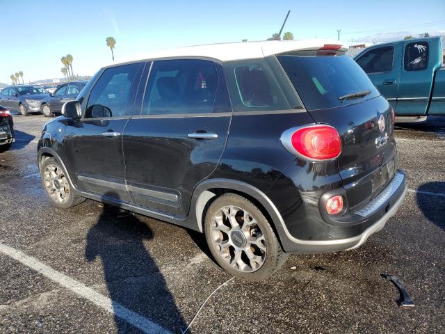 ZFBCFADHXEZ007786 - 2014 FIAT 500L TREKKING BLACK photo 2