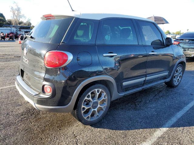 ZFBCFADHXEZ007786 - 2014 FIAT 500L TREKKING BLACK photo 3