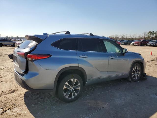 5TDGZRAH1LS023866 - 2020 TOYOTA HIGHLANDER XLE 银色 照片 3