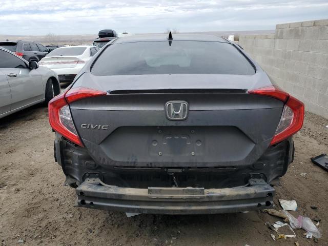 JHMFC1F37KX003236 - 2019 HONDA CIVIC EX GRAY photo 6