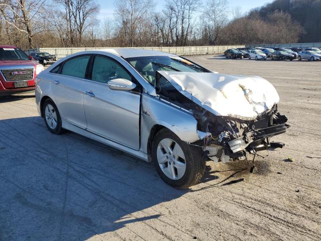 KMHEC4A44CA058287 - 2012 HYUNDAI SONATA HYBRID SILVER photo 4