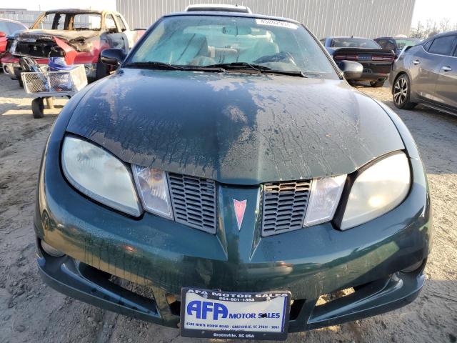 1G2JB12FX47157641 - 2004 PONTIAC SUNFIRE GREEN photo 5