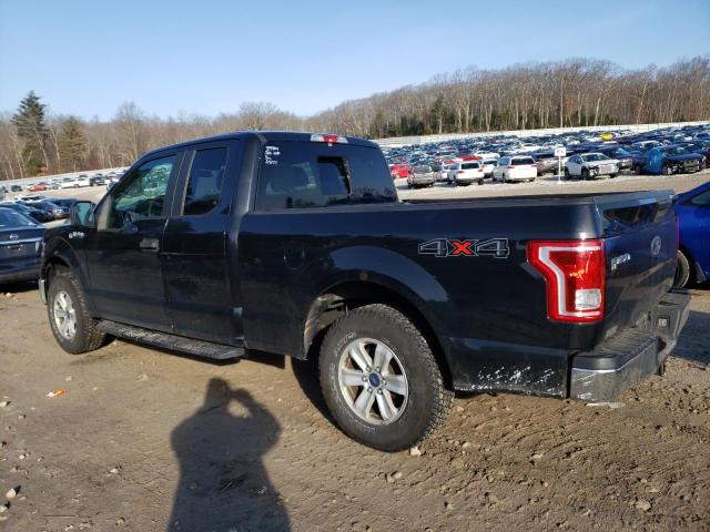 1FTEX1E89FFC65625 - 2015 FORD F150 SUPER CAB BLACK photo 2