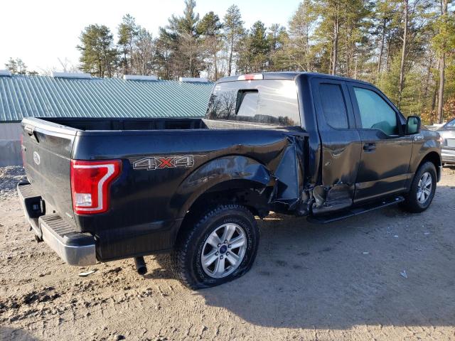 1FTEX1E89FFC65625 - 2015 FORD F150 SUPER CAB BLACK photo 3