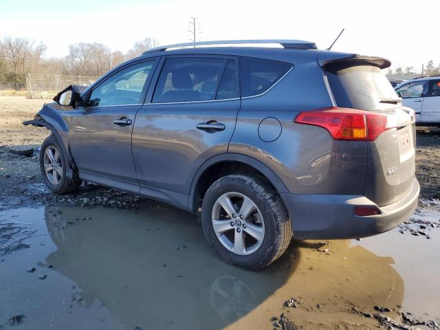 2T3RFREV9FW229893 - 2015 TOYOTA RAV4 XLE GRAY photo 2