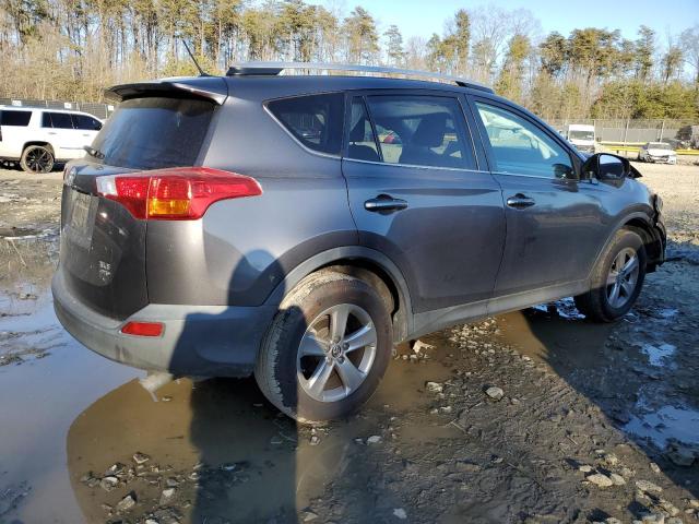 2T3RFREV9FW229893 - 2015 TOYOTA RAV4 XLE GRAY photo 3