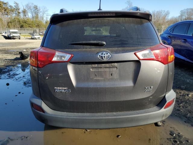 2T3RFREV9FW229893 - 2015 TOYOTA RAV4 XLE GRAY photo 6