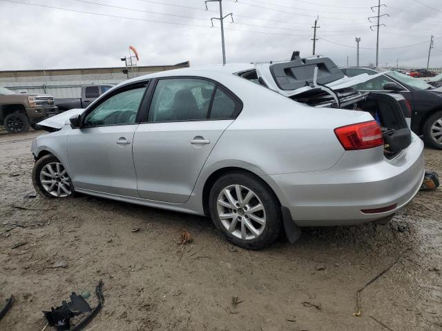 3VW2K7AJ6FM401218 - 2015 VOLKSWAGEN JETTA BASE Արծաթագույն լուսանկար 2