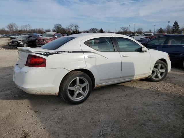 1C3CDZCB6CN287052 - 2012 DODGE AVENGER SXT WHITE photo 3