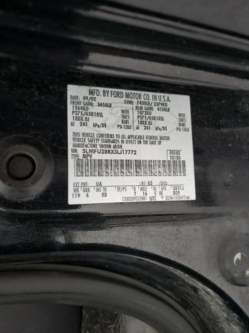 5LMFU28RX3LJ17772 - 2003 LINCOLN NAVIGATOR შავი ფოტო 13