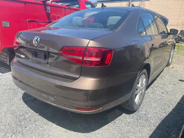 3VW2K7AJ7FM202825 - 2015 VOLKSWAGEN JETTA BASE BROWN photo 4