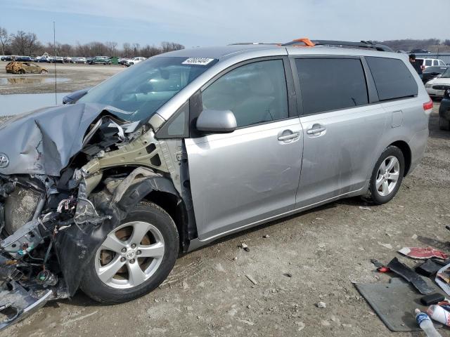 5TDKK3DC6BS151787 - 2011 TOYOTA SIENNA LE SILVER photo 1