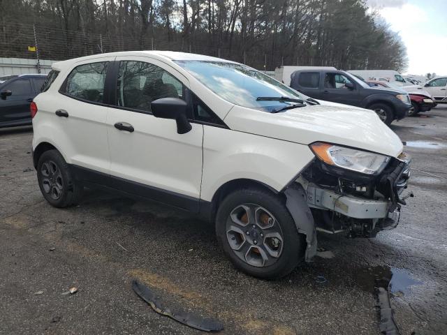 MAJ3S2FE0KC290334 - 2019 FORD ECOSPORT S WHITE photo 4