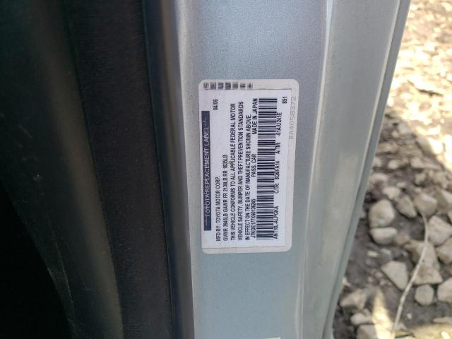 JTKDE177X60136245 - 2006 TOYOTA SCION TC ტურკოუსი ფოტო 12