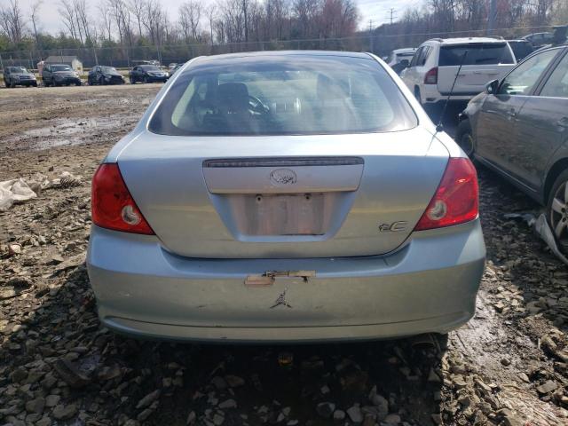 JTKDE177X60136245 - 2006 TOYOTA SCION TC ტურკოუსი ფოტო 6