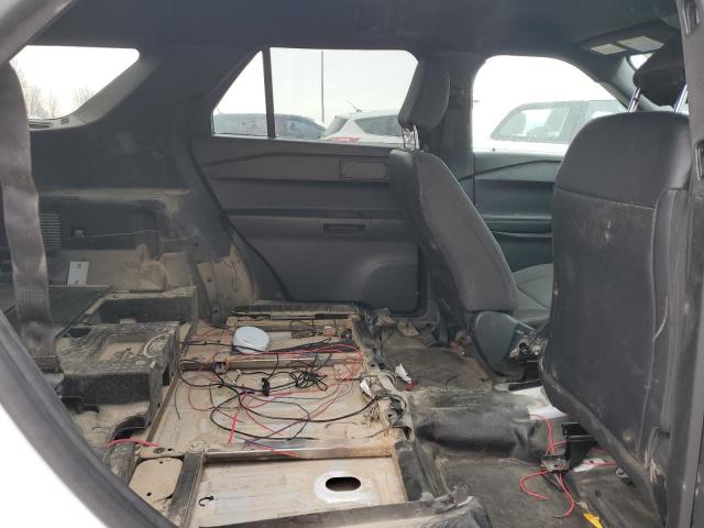 1FM5K8AB7MGA07616 - 2021 FORD EXPLORER POLICE INTERCEPTOR Білий фото 11