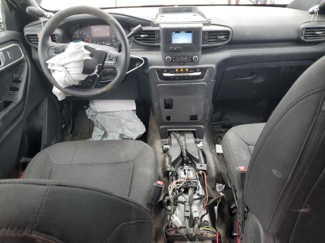 1FM5K8AB7MGA07616 - 2021 FORD EXPLORER POLICE INTERCEPTOR Білий фото 8