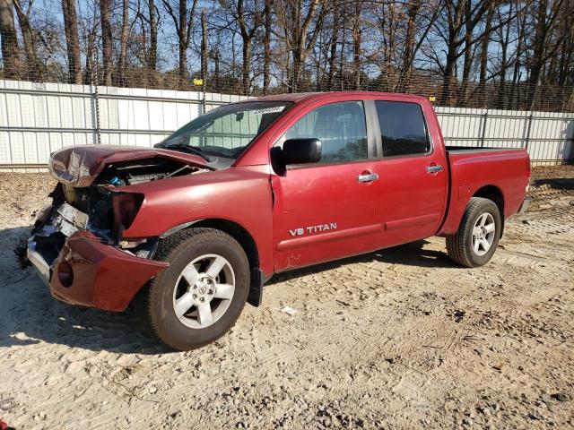 1N6BA07A67N240555 - 2007 NISSAN TITAN XE RED photo 1