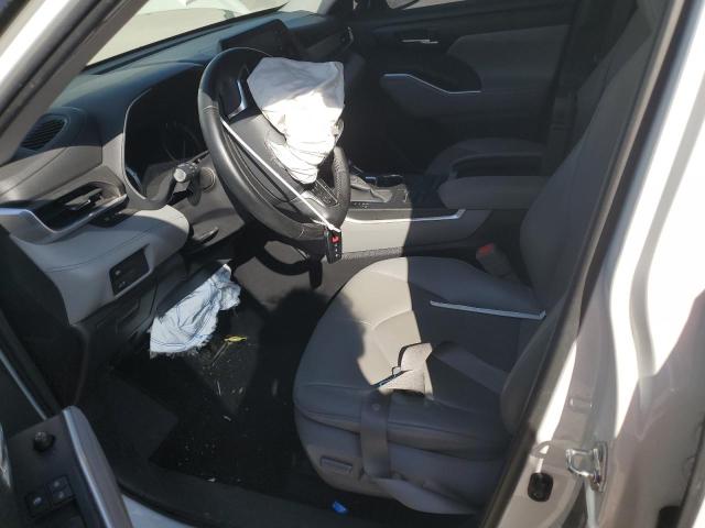 5TDGZRBH4LS002119 - 2020 TOYOTA HIGHLANDER XLE WHITE photo 7