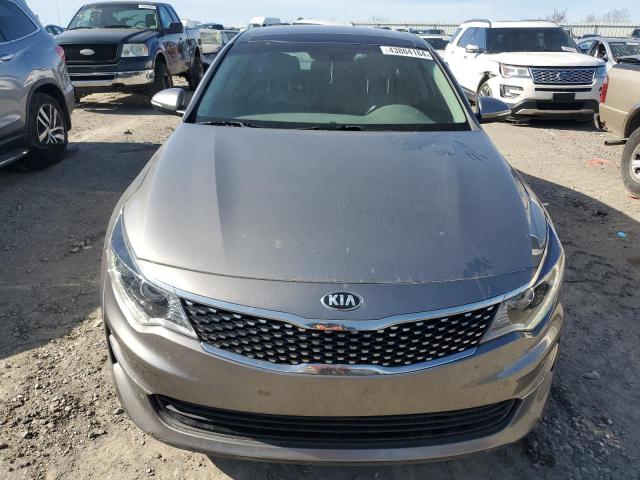 5XXGU4L34GG111627 - 2016 KIA OPTIMA EX GRAY photo 5